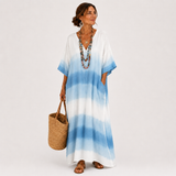 Jamila — Blue Ombré Kaftan