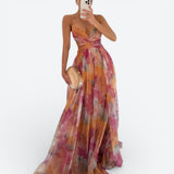 Kathleen — Long Floral Dress