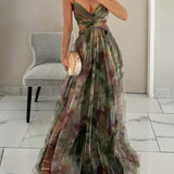 Kathleen — Long Floral Dress