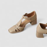 Arabella — T-Strap Block-Heel Mary Jane