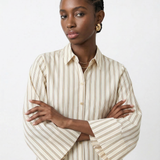 Sloane — Striped Button-Up Shirt