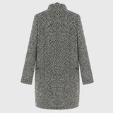 Greta — Monochrome Textured Coat