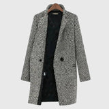 Greta — Monochrome Textured Coat