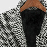Greta — Monochrome Textured Coat