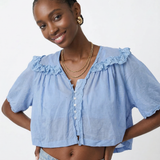 Marais — Ruffle Blouse