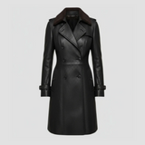 LENA | Leather Coat