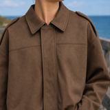 Bernadette-Skye — Suede Bomber Jacket