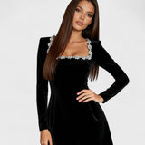 Nicola — Velvet Dress