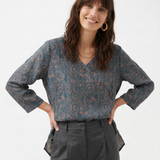 Kaien — Crosswrap Blouse
