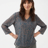 Kaien — Crosswrap Blouse