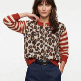 Chloé — Leopard Print Cardigan