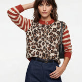 Chloé — Leopard Print Cardigan