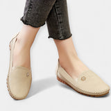 Tessa — Linen Slip-On Trainers