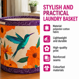 Laundry basket features – polyester-cotton fabric, lightweight and durable, high-quality print, reinforced seams, colourfast