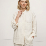 Madeline — Collared Linen Shirt