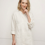 Madeline — Collared Linen Shirt