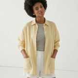 Sutton — Side-Split Linen Shirt