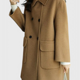 Camille — Classic Double-Breasted Wool Coat