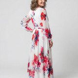 Alicia — Long-Sleeve Floral Maxi Dress