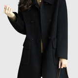 Camille — Classic Double-Breasted Wool Coat