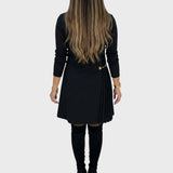 Muriel — Elegant Dress with Pleated Detailing