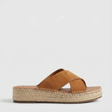 Coralie — Platform Leather Sandals