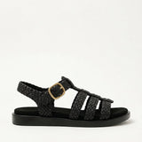 Verity — Woven Leather Sandals