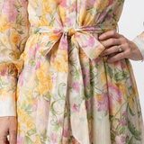 Ailsa — Long-Sleeve Floral Maxi Dress