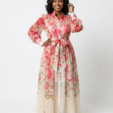 Ailsa — Long-Sleeve Floral Maxi Dress