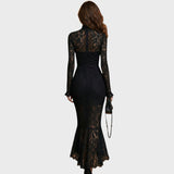 Natasha — Evening Dress with Lace Detailing