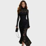 Natasha — Evening Dress with Lace Detailing