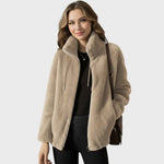 Mila — Luxury Plush Zip-Up Jacket