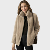 Mila — Luxury Plush Zip-Up Jacket