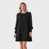 Nell — Cocktail Dress with Sequin Sleeves