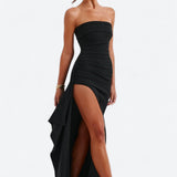 Isla — Long Strapless Dress